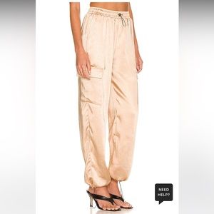 Revolve Rita cargo pant in champagne
